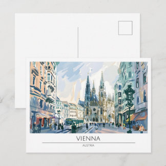 Postal Viena Austria Arte Antiguo Viaje