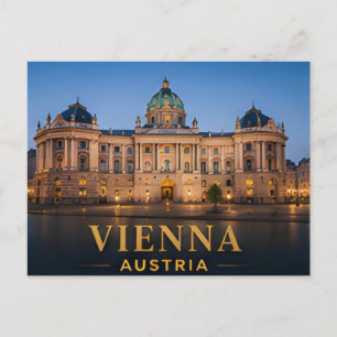 Postal Viena Austria Ciudad Elegante Destino de Viaje