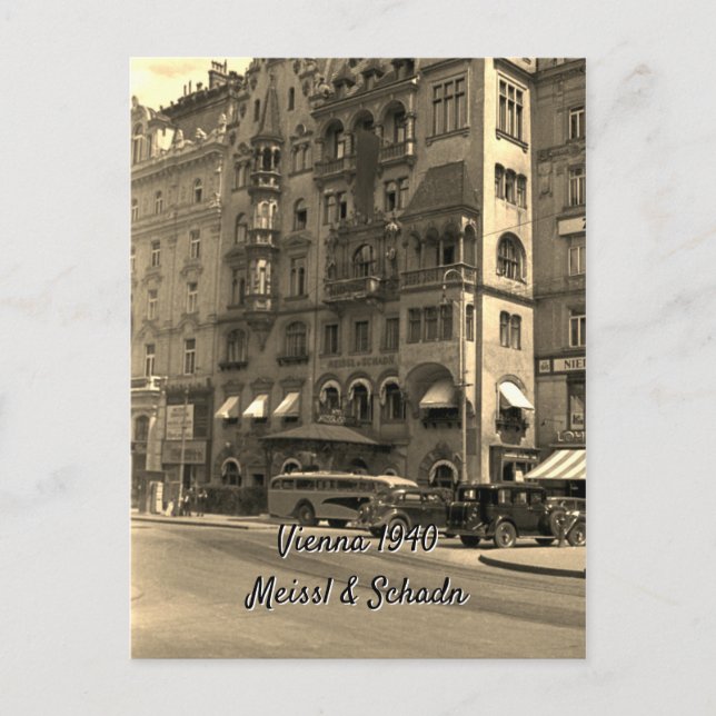 Postal Viena Austria Meissl & Schdn Restaurant 1940 (Anverso)