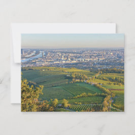 Postal Viena, Austria, Panorama del Kahlenberg