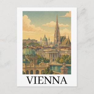 Postal Viena Austria Viaje Antiguo Cultura Austriaca