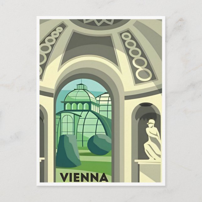 Postal Viena Austria Vintage Travel souvenir (Anverso)
