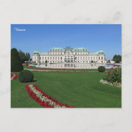 Postal Viena Belvedere, Austria