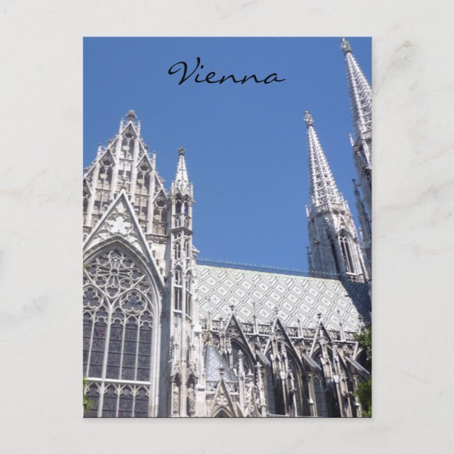 Postal viena de iglesia votiva (Anverso)