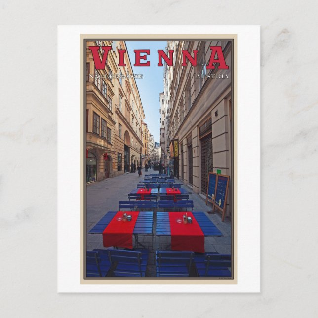 Postal Viena - Naglergasse (Anverso)