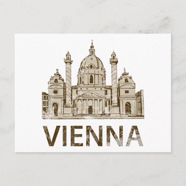 Postal Viena vintage (Anverso)