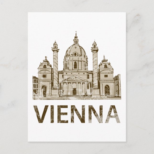 Postal Viena vintage (Anverso)