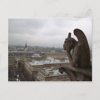 Postal Viendo París