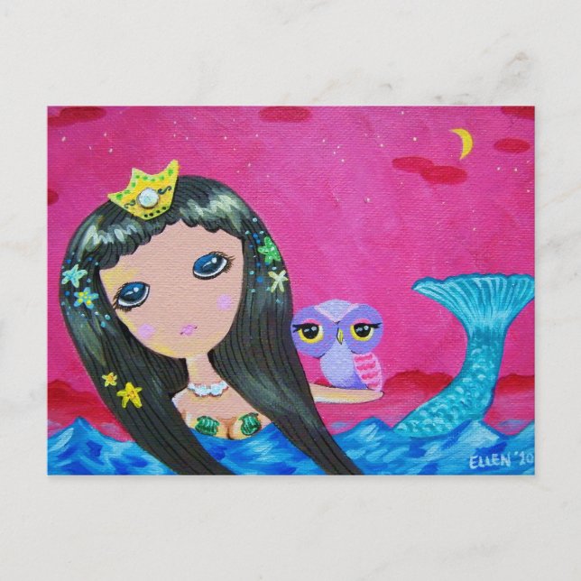 Postal Vienen De Diferentes Mundos (Anverso)