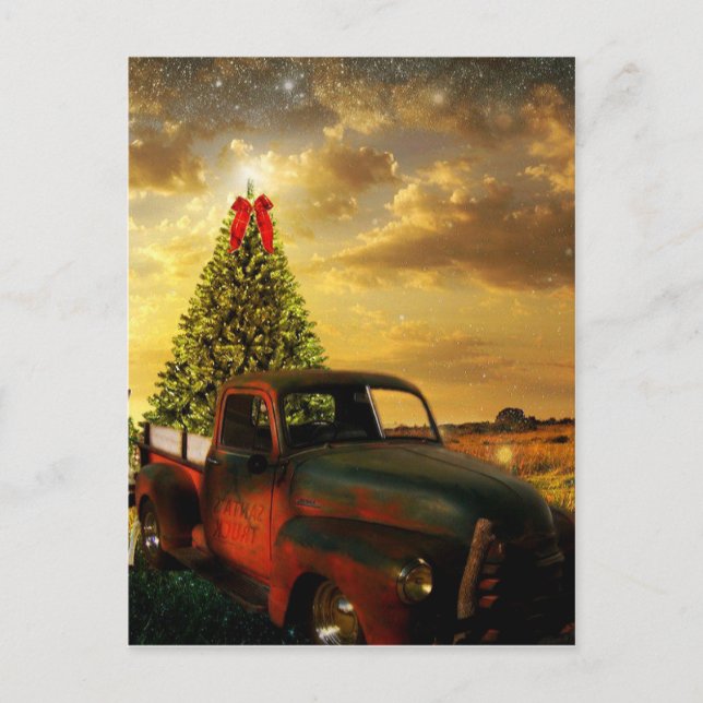 Postal Vienen los navidades (Anverso)