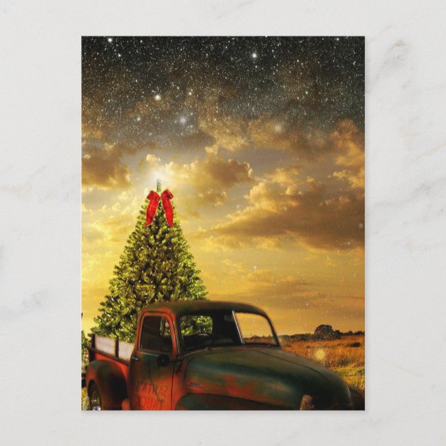 Postal Vienen los navidades (Anverso)