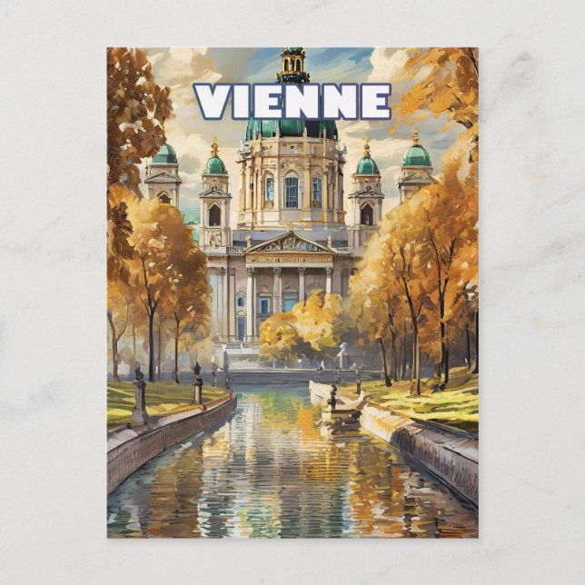 Postal Vienne, où le café est un art, une passion (Anverso)