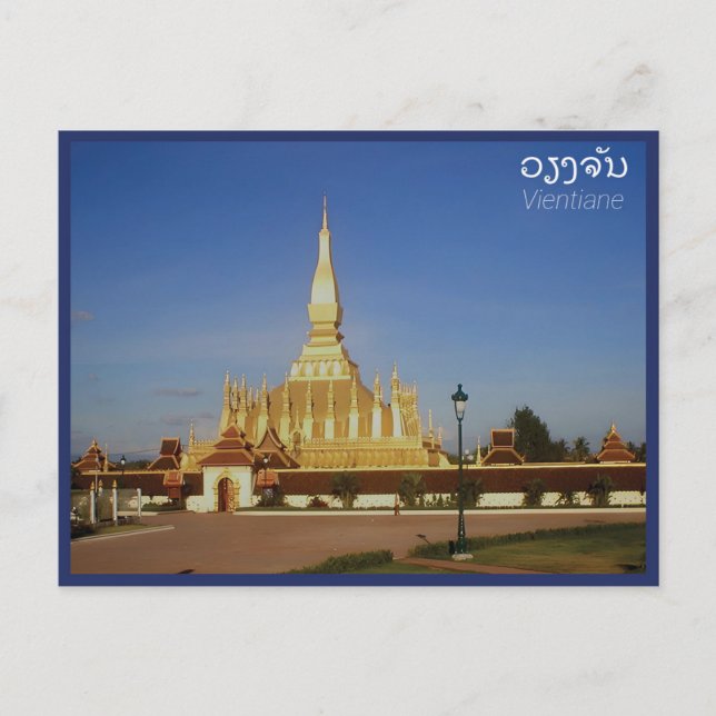 Postal Vientiane - Laos (Anverso)