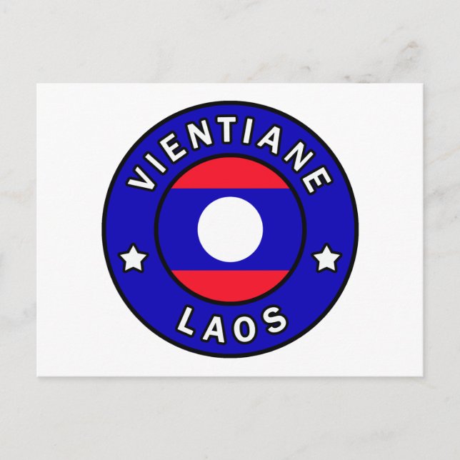 Postal Vientiane Laos (Anverso)