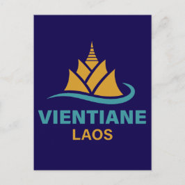 Postal Vientiane Laos Southeast Asia