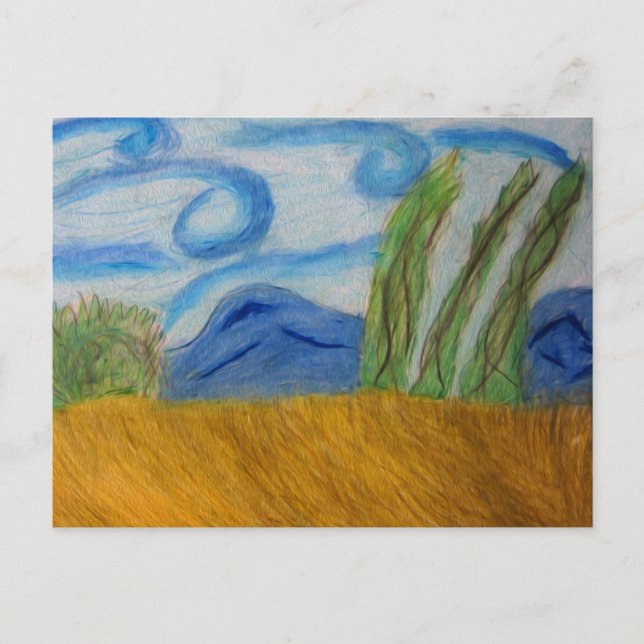 Postal Viento (Anverso)