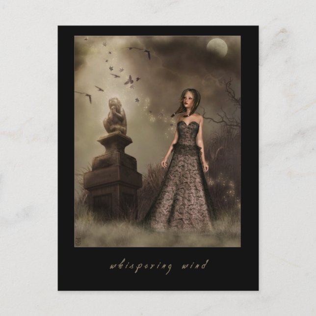 Postal Viento susurrante (Anverso)