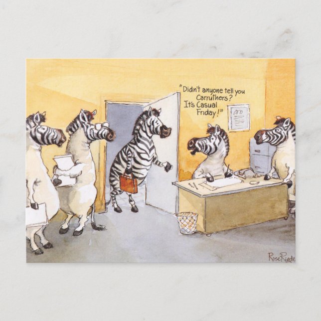 Postal Viernes de Casual (Anverso)