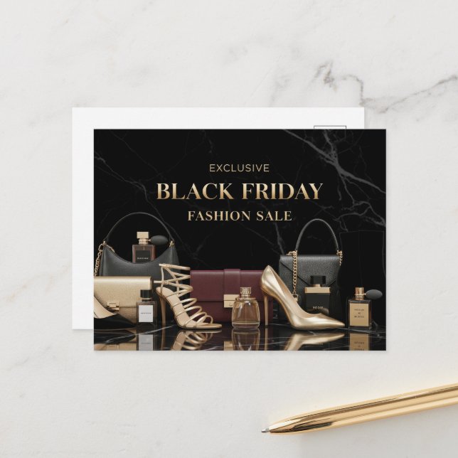 Postal Viernes Negro (Anverso/Reverso In Situ)