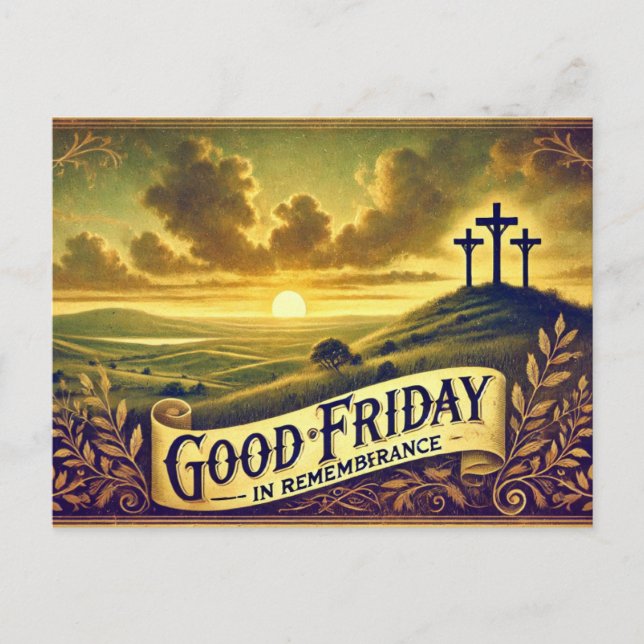 Postal Viernes Santo (Anverso)