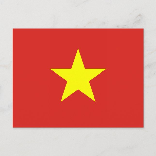 Postal Vietnam - Bandera Vietnamita (Anverso)