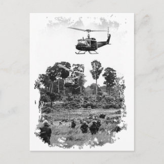 Postal Vietnam Huey Landing