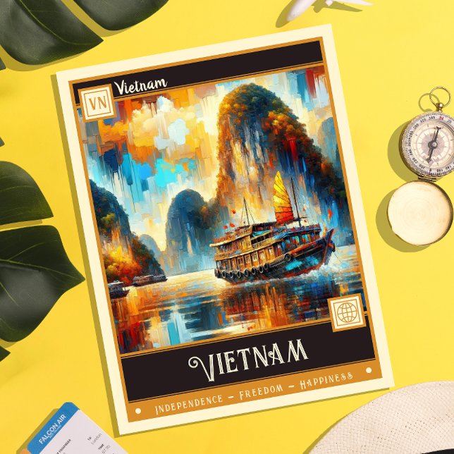 Postal Vietnam | Pintura de época (Subido por el creador)