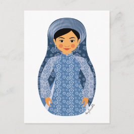 Postal vietnamita de agua Matryoshka