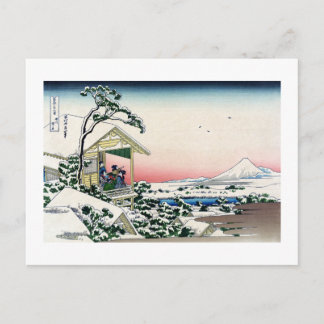 Postal View Mt.Fuji from Koishikawa, Hokusai