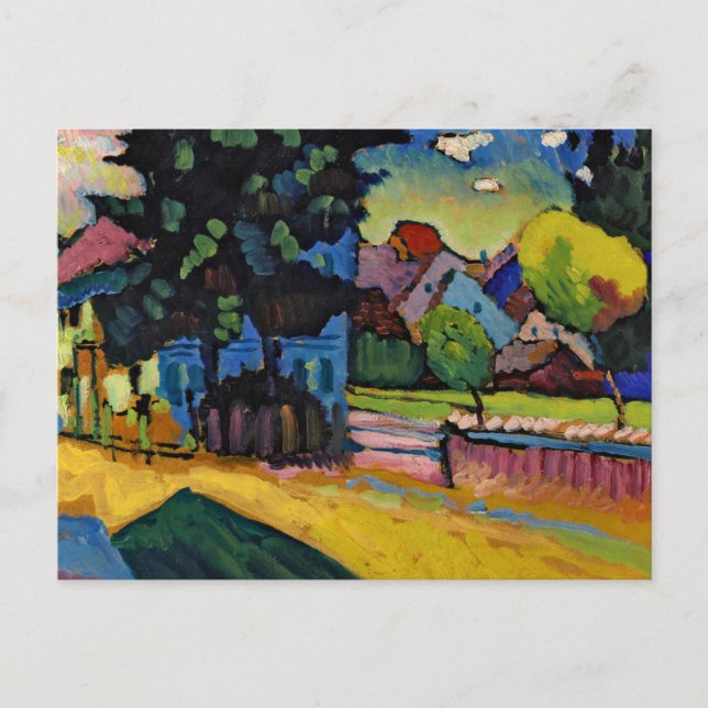 Postal View of Murnau, 1903 by Wassily Kandinsky (Anverso)