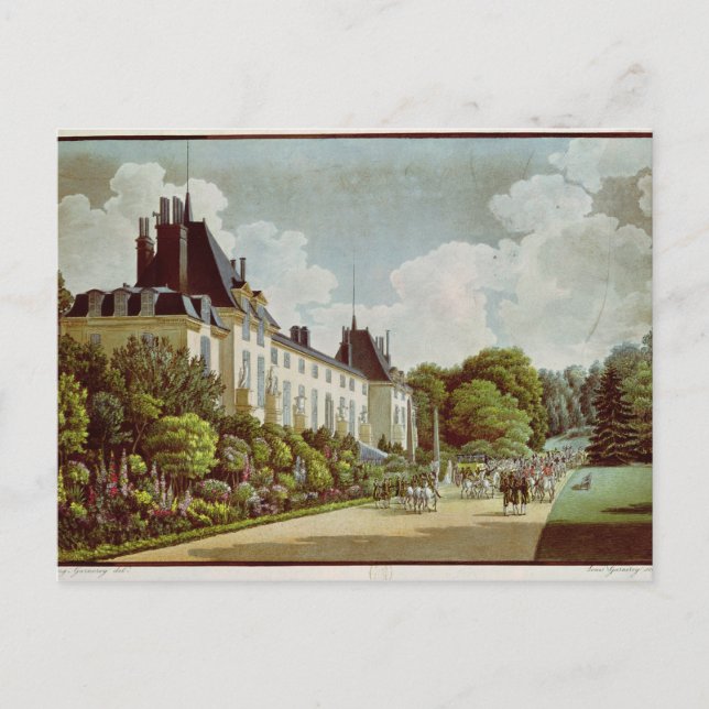Postal View of the Chateau de la Malmaison (Anverso)