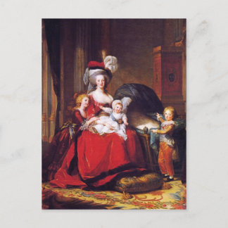 Postal Vigée-Lebrun - Marie Antoinette y sus hijos