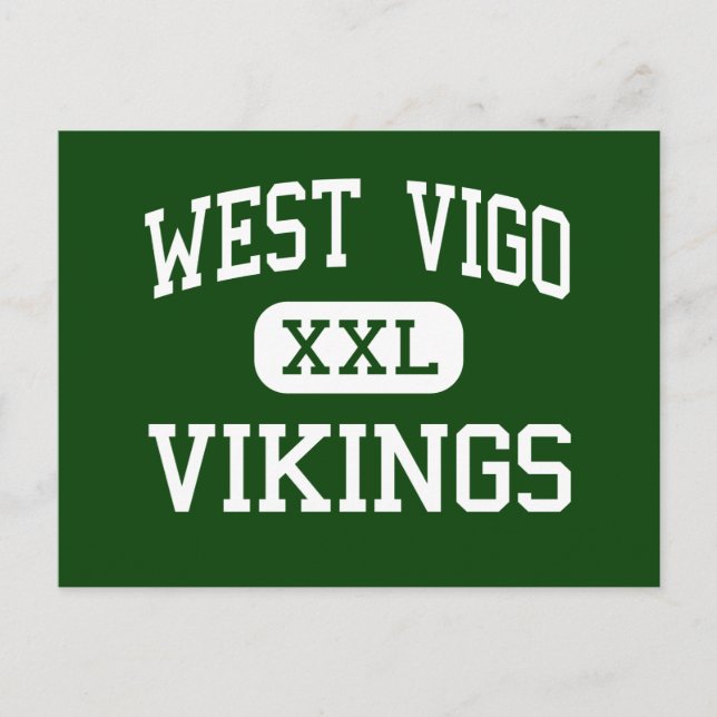 Postal Vigo Occidental - Vikings - High - West Terre Haut (Anverso)