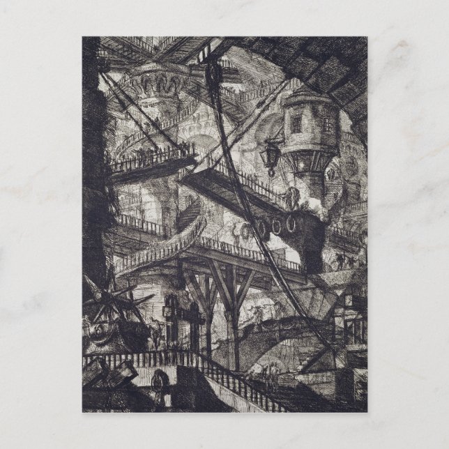 Postal VII Carceri, 1760 (Anverso)