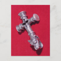 Viking amulet en forma de cruz