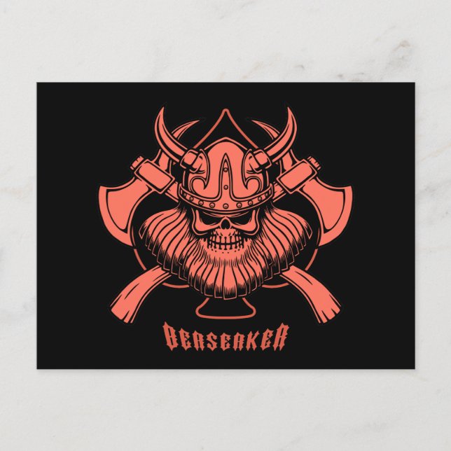 Postal Viking Berserker (Anverso)