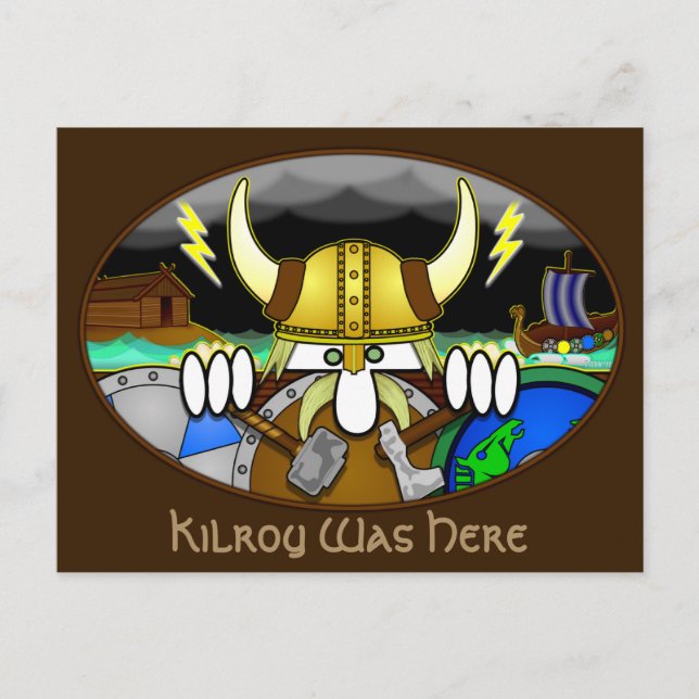 Postal Viking Kilroy 2 (Anverso)