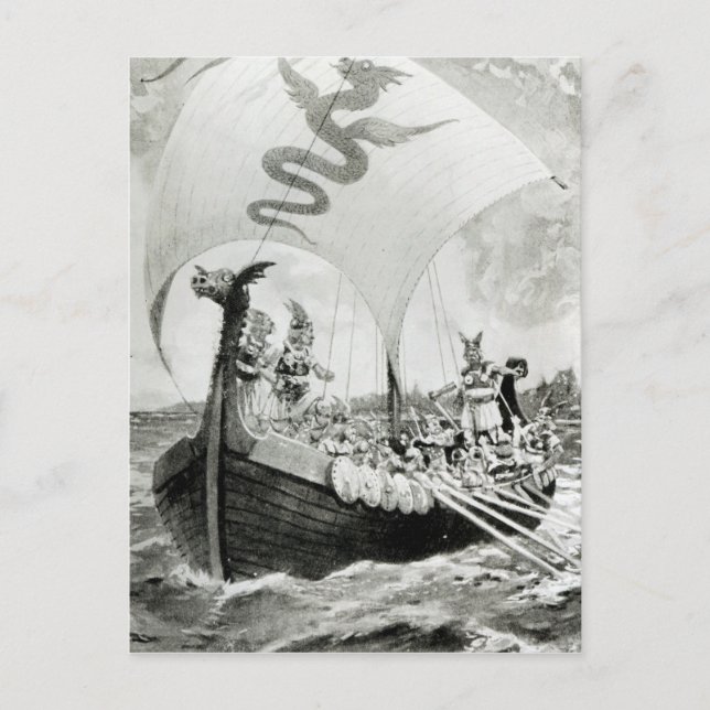 Postal Viking Raiders (Anverso)