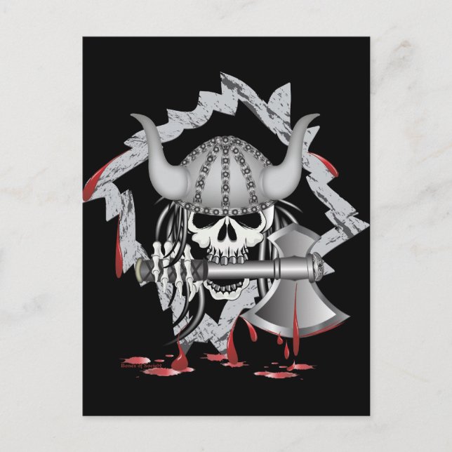 Postal Viking Skull (Anverso)