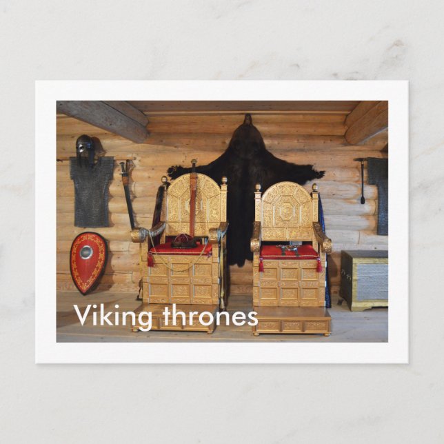 Postal Viking thrones (Anverso)