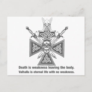 Postal Viking Valhalla - Debilidad Dejando El Cuerpo
