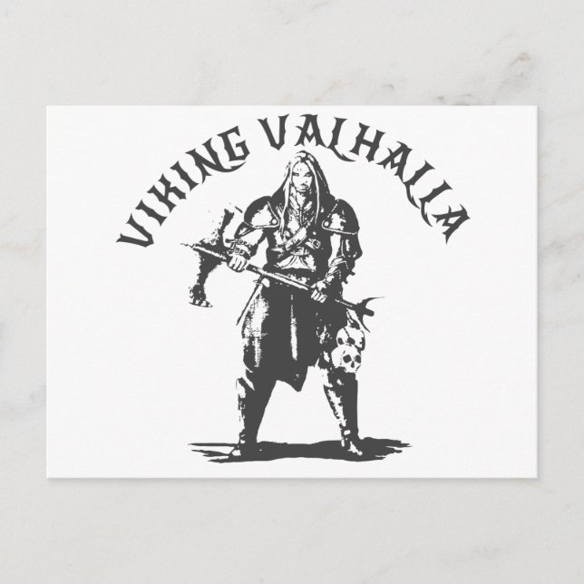 Postal Viking Valhalla - Diseño 6 (Anverso)