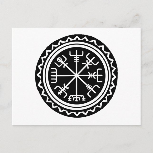 Postal Viking Vegvisir Compass (Anverso)
