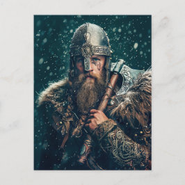 Postal Viking Warrior in Authentic Attire
