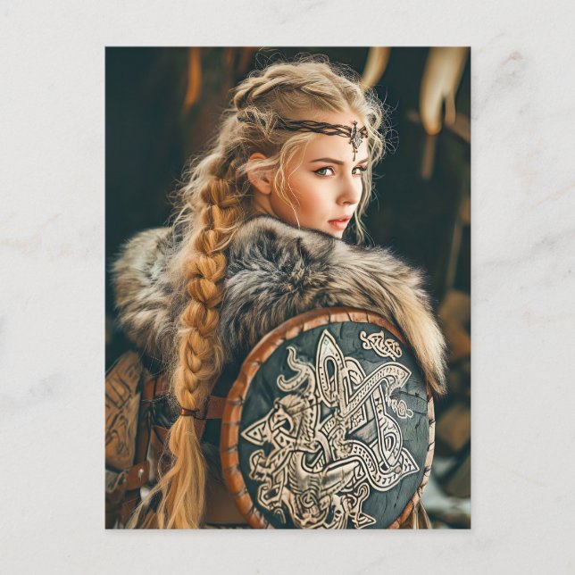 Postal Viking Women hace eco de valor (Anverso)