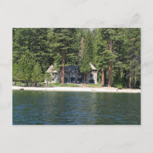 Postal Vikingsholm, Bahía Esmeralda, Lago Tahoe, Californ