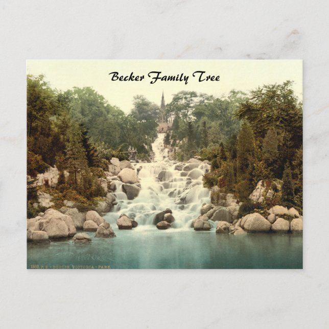 Postal Viktoria Park, Berlín, Alemania (Anverso)