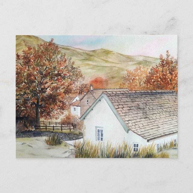 Postal Villa Buttermere, distrito de los lagos, Inglaterr (Anverso)