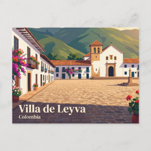 Postal Villa de Leyva, Boyacá, Colombia
