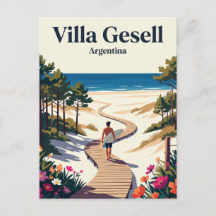 Postal Villa Gesell Argentina